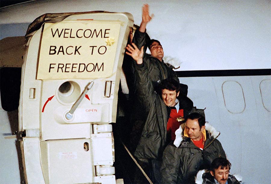 Return of the hostages from Iran